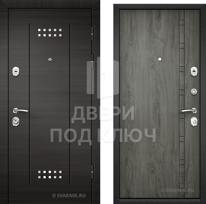 Входная готовая дверь в офис ДПК-2989
