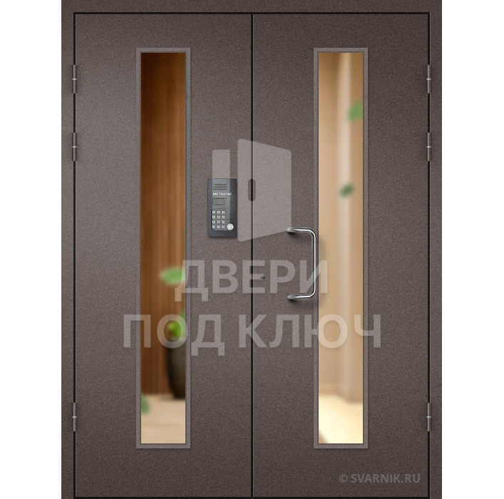 Подъездная тамбурная дверь эконом-класса ДПК-13696